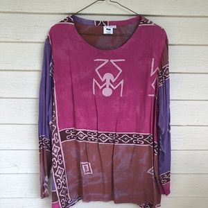 LAS MANOS rayon top/Indonesia/nice colors